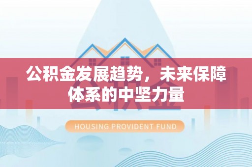 玉环公积金发展趋势，未来保障体系的中坚力量